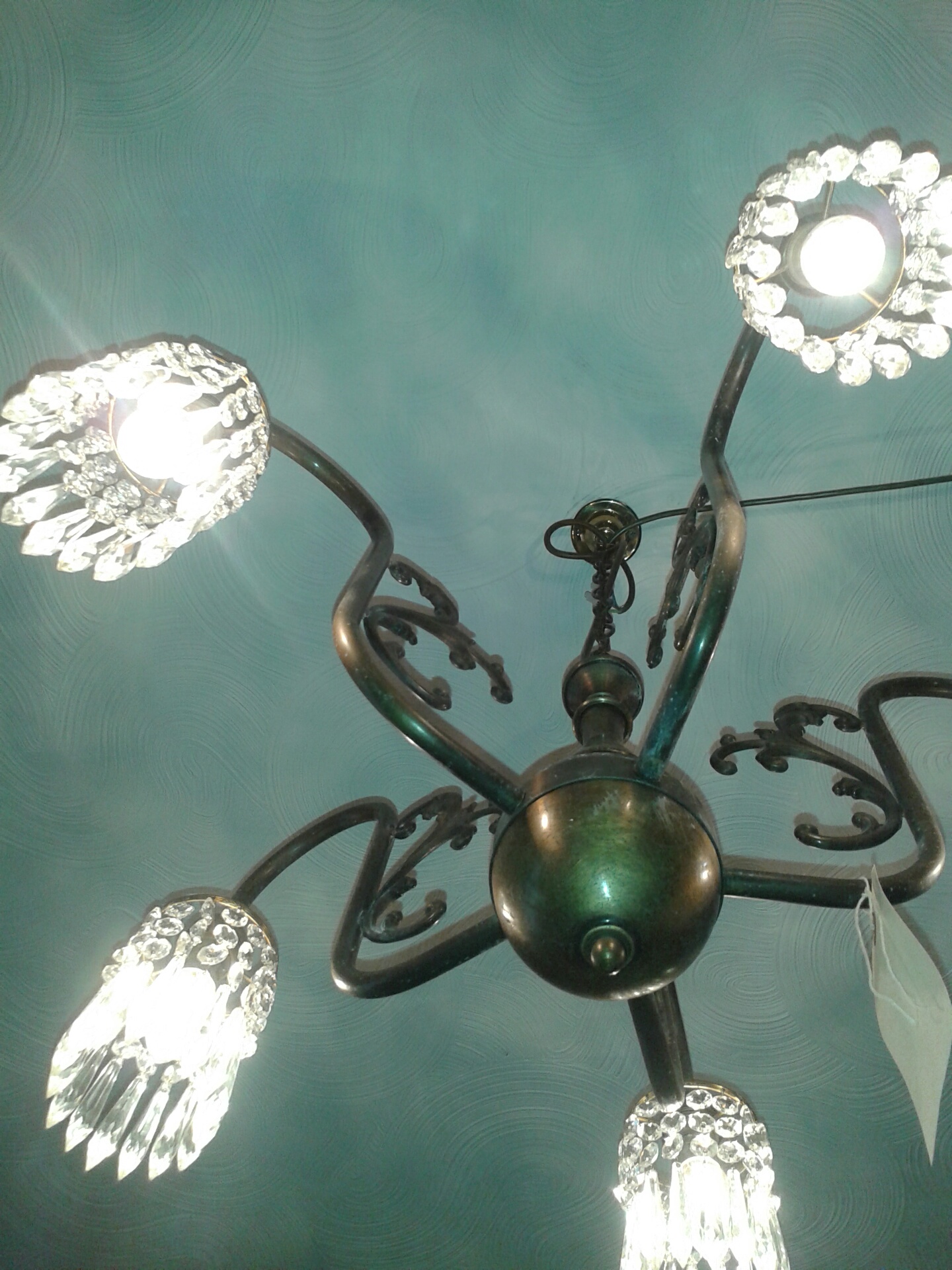 TH135 Antique Chandelier