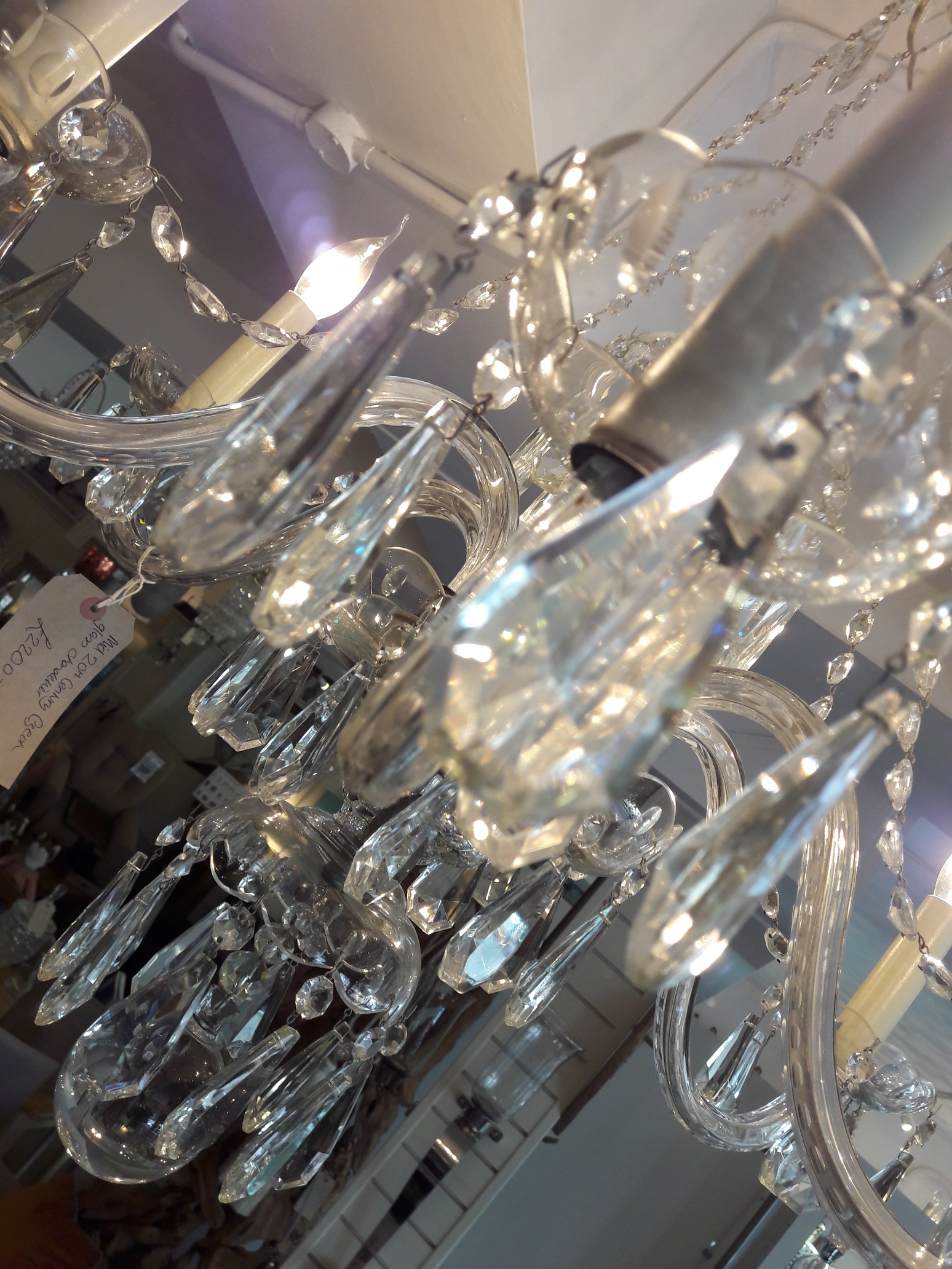 TH207 Antique Chandelier