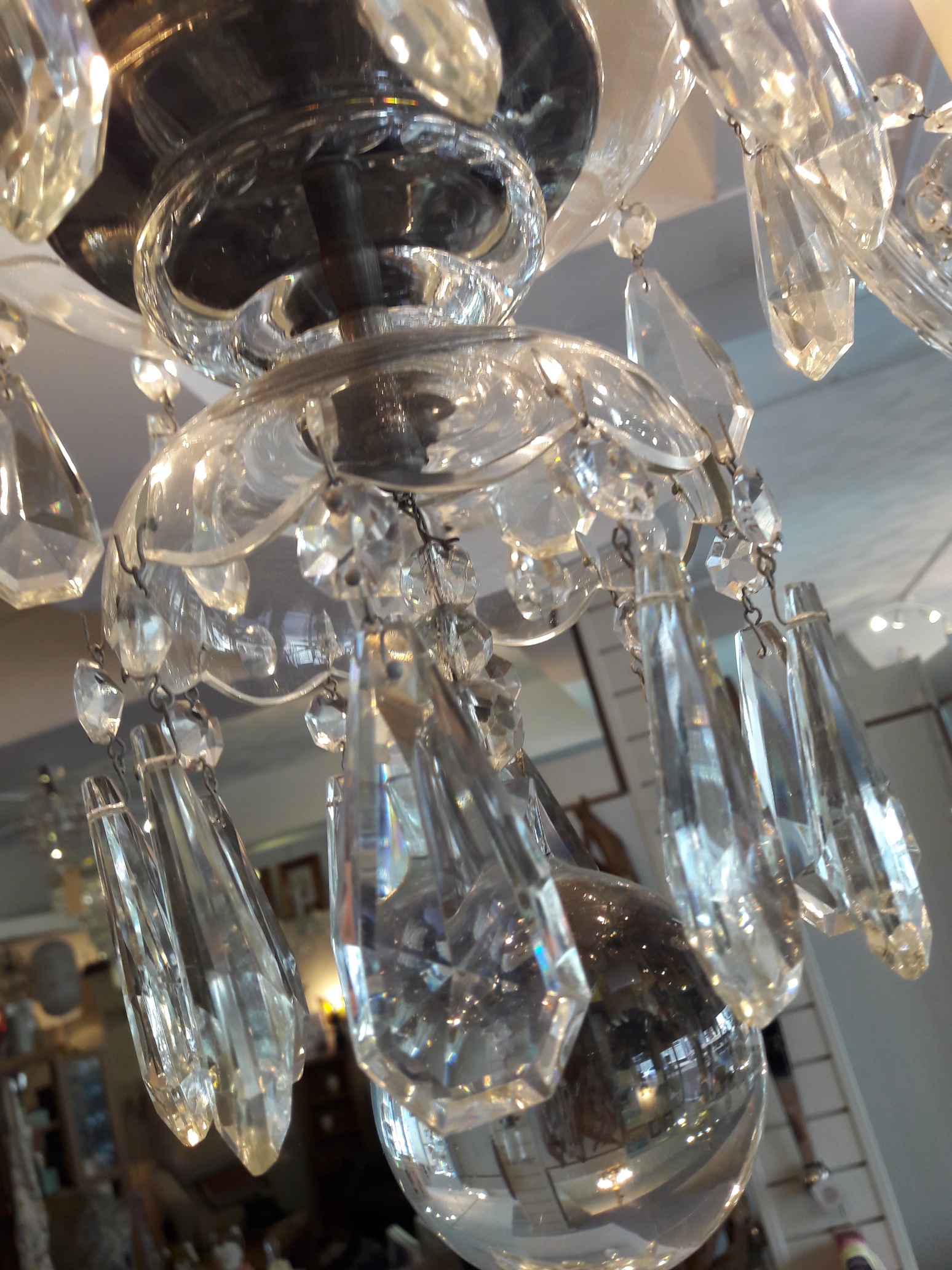 TH207 Antique Chandelier