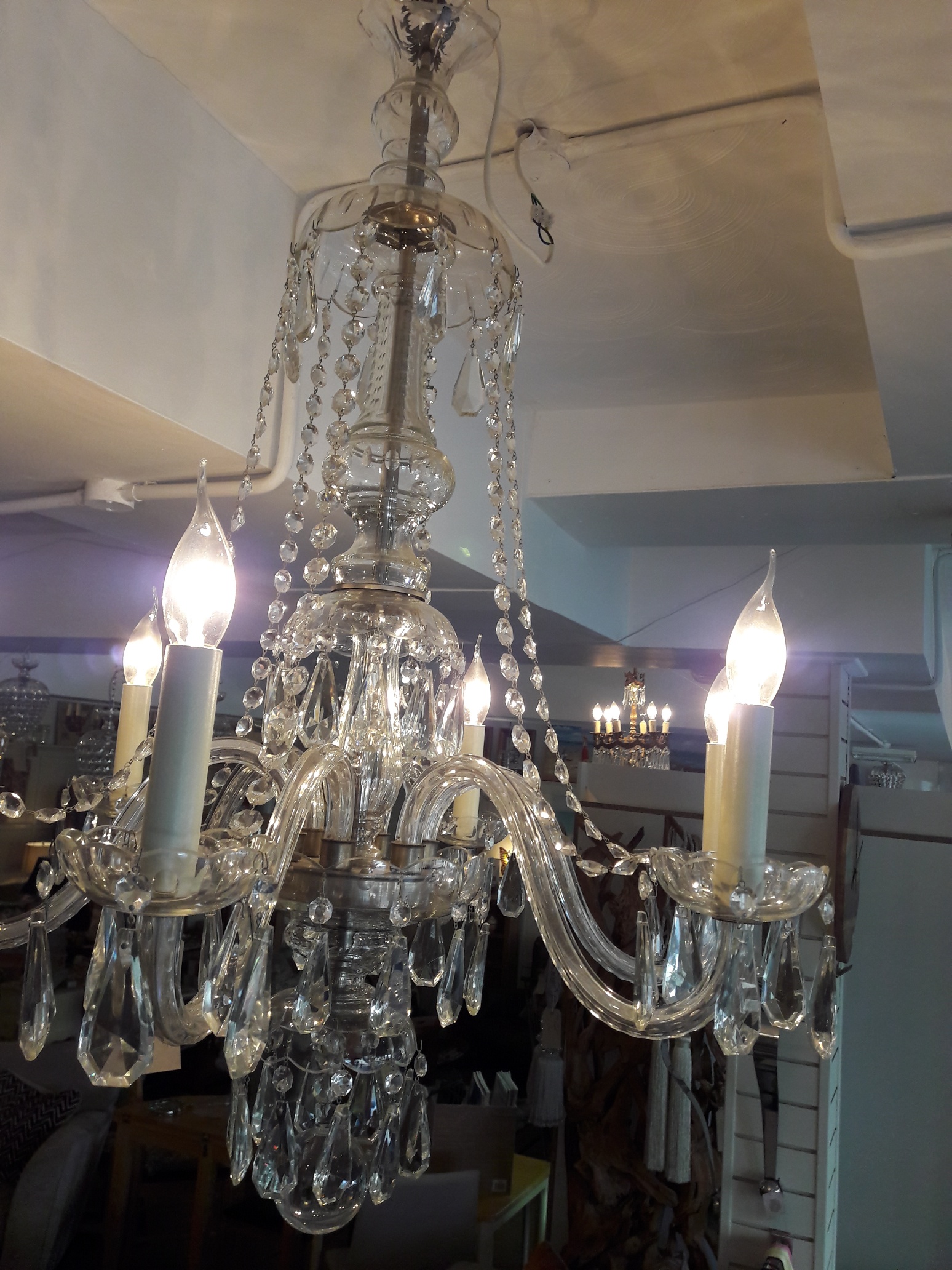 TH207 Antique Chandelier