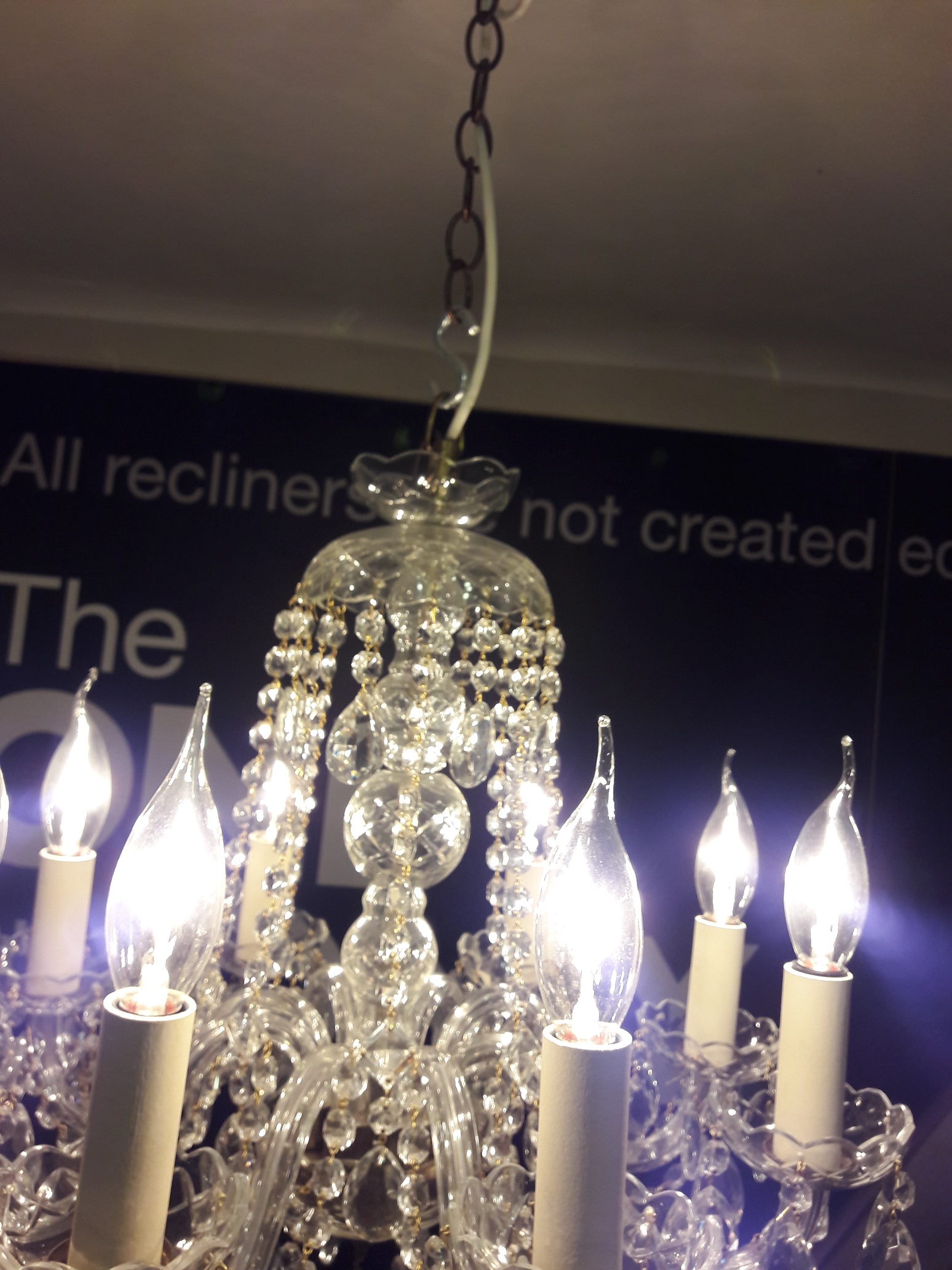 TH212 Antique Chandelier